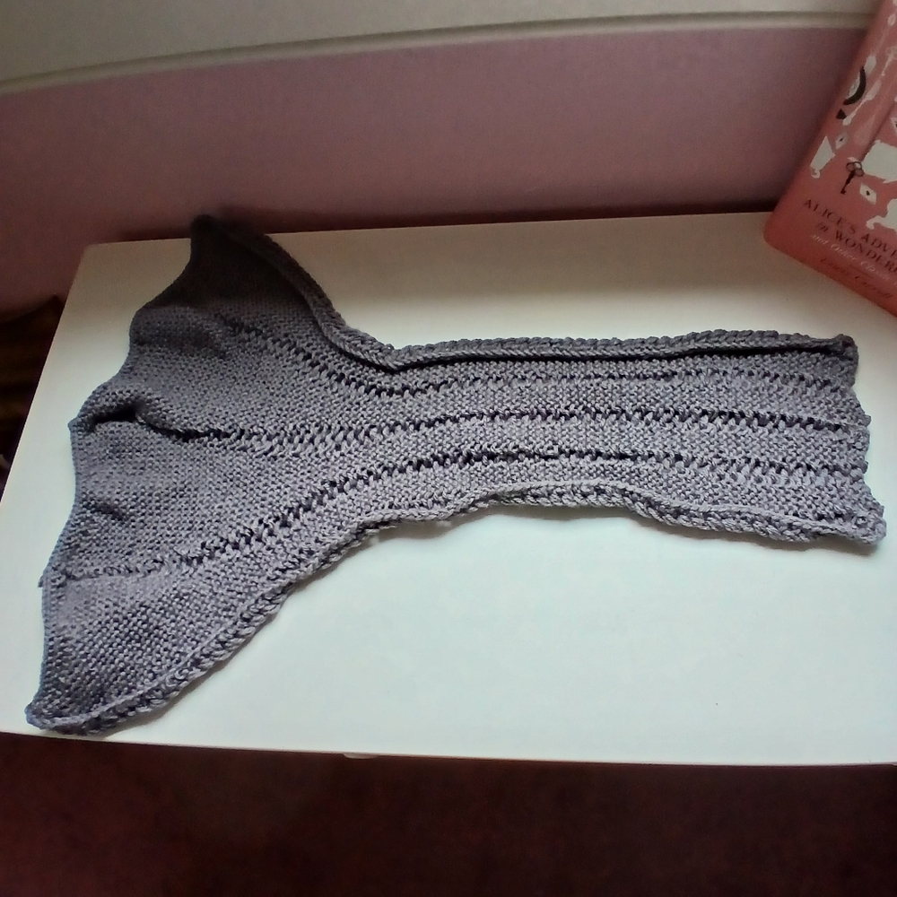 Dragon Wing Cowl Scarf - Stone - Picture 7 of 7